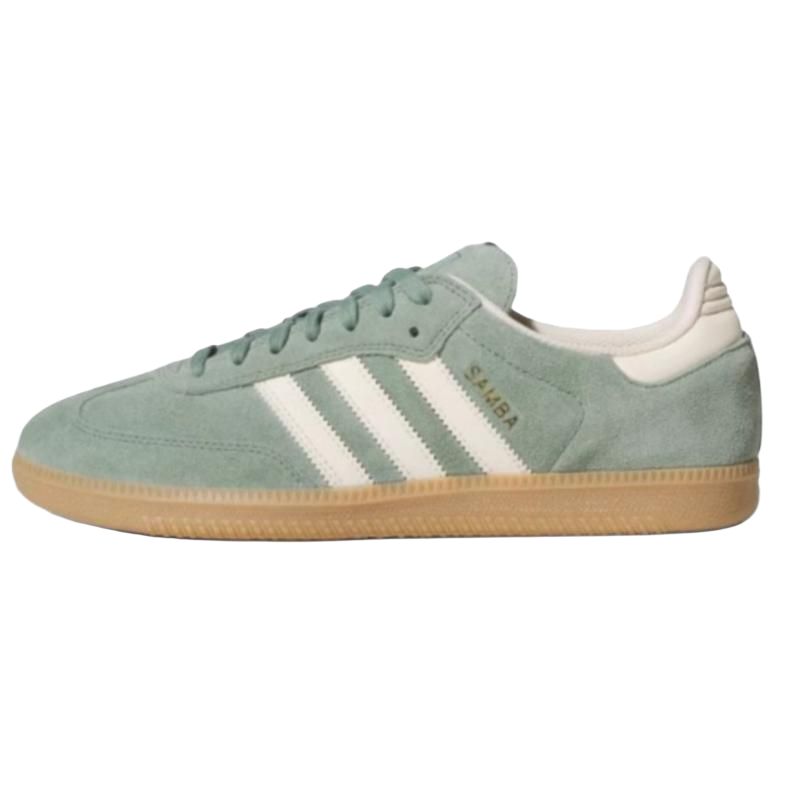 adidas Originals Samba ADV White Green Low-Top Skate Shoes JP5859