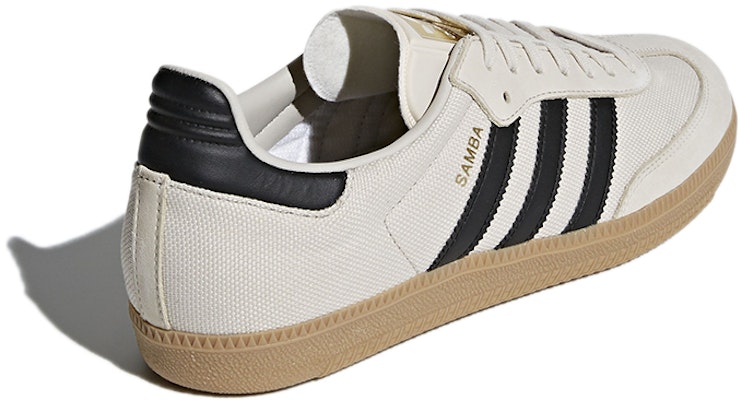 adidas originals Samba OG 耐磨防滑 低筒 滑板鞋 男女兼用 米黑 Shop adidas originals Samba OG 耐磨防滑 低筒 滑板鞋 男女兼用 米黑