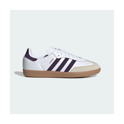 (W) Adidas Originals Samba Cloud White/Alumina/Aurora Plum