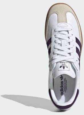 (Women) Adidas Originals Samba OG Cloud White/Alumina/Aurora Plum JS1392 Lookbook (Women) Adidas Originals Samba OG Cloud White/Alumina/Aurora Plum JS1392