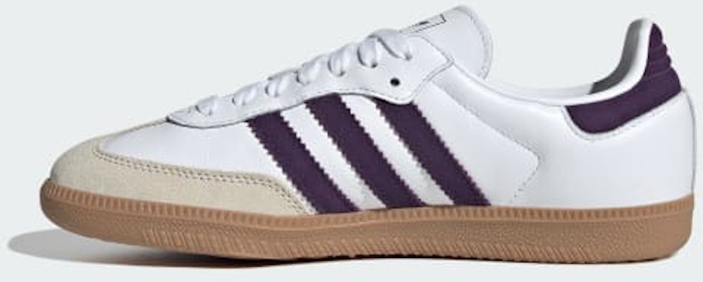 (Women) Adidas Originals Samba OG Cloud White/Alumina/Aurora Plum JS1392 Sizing (Women) Adidas Originals Samba OG Cloud White/Alumina/Aurora Plum JS1392