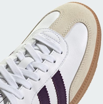 (Women) Adidas Originals Samba OG Cloud White/Alumina/Aurora Plum JS1392 2