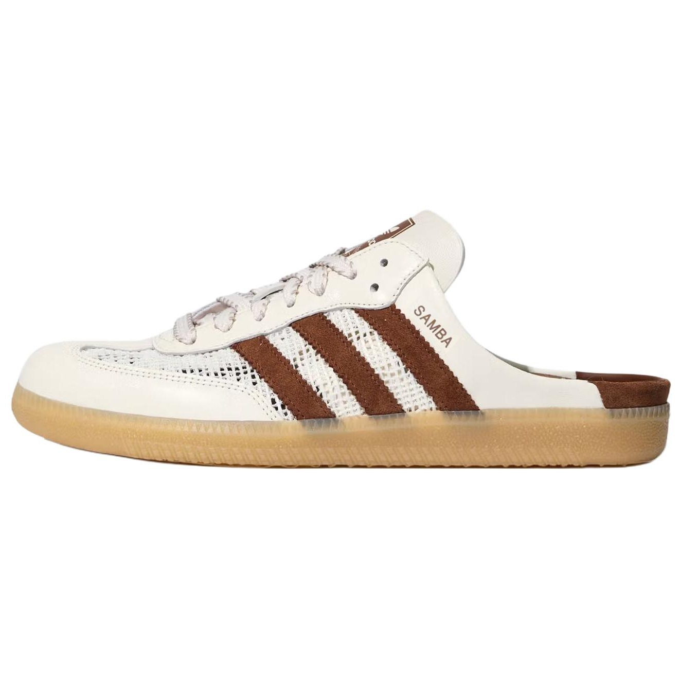 (Women) adidas Originals Samba OG Mule Beige Brown Slip-On Shoes HP5050