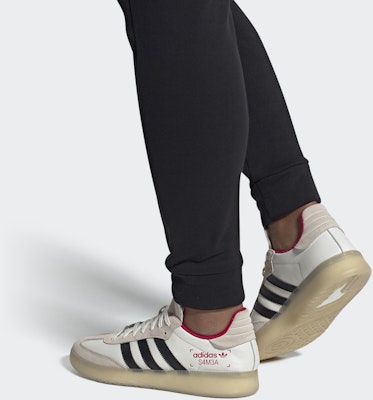 adidas Originals Samba RM 板鞋 男女同款 白棕 Details for adidas Originals Samba RM 板鞋 男女同款 白棕
