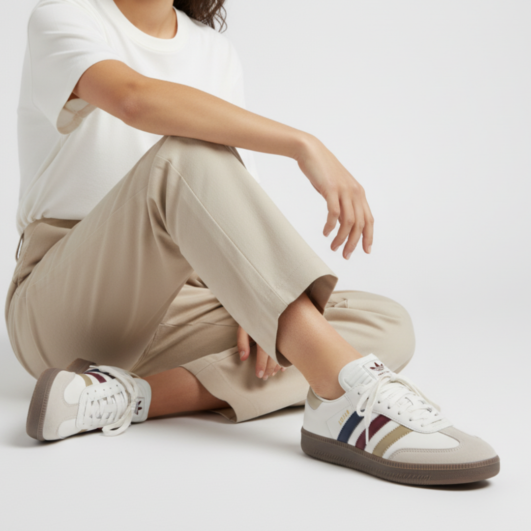 Order adidas originals Samba Xlg 百搭舒適 減震輕便 低幫 板鞋 男女同款 白灰