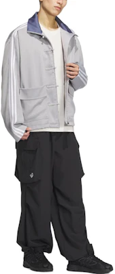 아디다스 오리지널 새틴 트랙 재킷 중국풍 자수 그레이 유니섹스 JV9256 Shop 아디다스 오리지널 새틴 트랙 재킷 중국풍 자수 그레이 유니섹스 JV9256