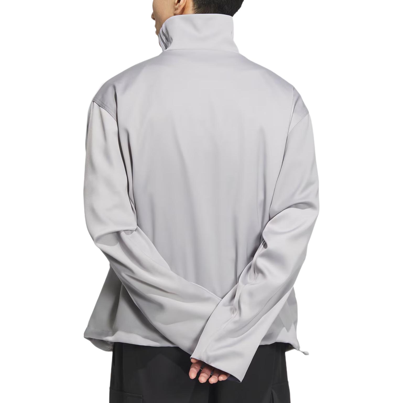 Sizing 아디다스 오리지널 새틴 트랙 재킷 중국풍 자수 그레이 유니섹스 JV9256