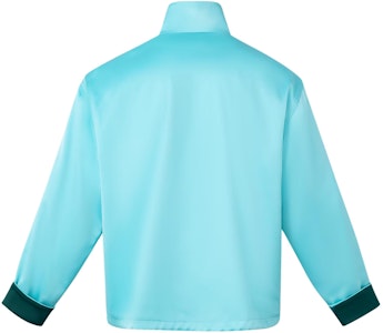 adidas Originals Satin Track Top Mint Green Unisex Jaket Gaya Cina SS24 JD3378 Lookbook adidas Originals Satin Track Top Mint Green Unisex Jaket Gaya Cina SS24 JD3378