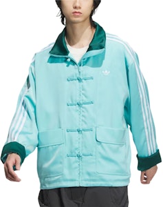 adidas Originals Satin Track Top Mint Green Unisex Jaket Gaya Cina SS24 JD3378 Shop adidas Originals Satin Track Top Mint Green Unisex Jaket Gaya Cina SS24 JD3378
