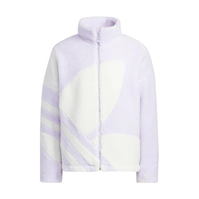 adidas Originals Sherpa Track Retro Colorblock Zip Jacket Purple Unisex HR3488