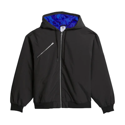 adidas Originals Shmoofoil FW24 Black Outdoor Casual Zip-Up Puffer Jacket. IX9020
