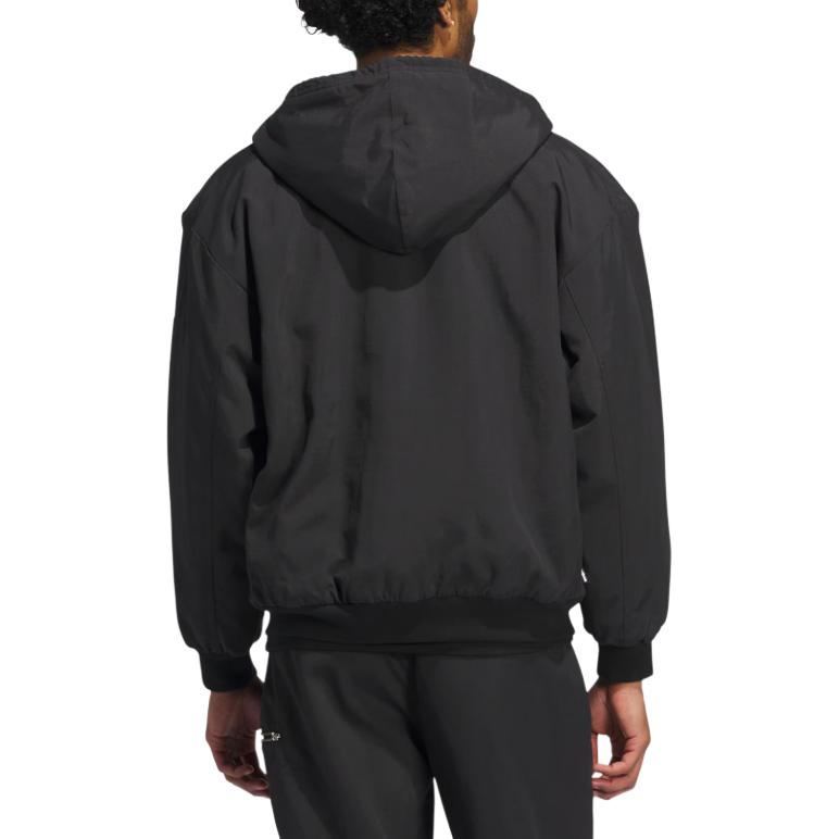 Purchase アディダスオリジナルズ シュムーフォイル FW24 ブラック アウトドアカジュアル ジップアップ中綿ジャケット IX9020