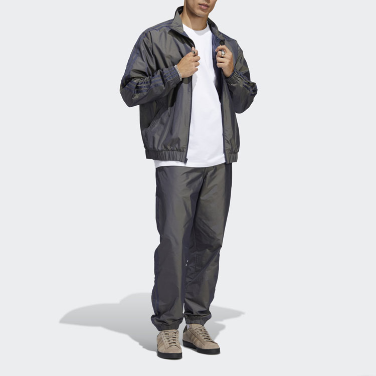 adidas Originals Skateboarding Firebird Jacket Dark Grey Navy Unisex Casual. HC2189 圖 7