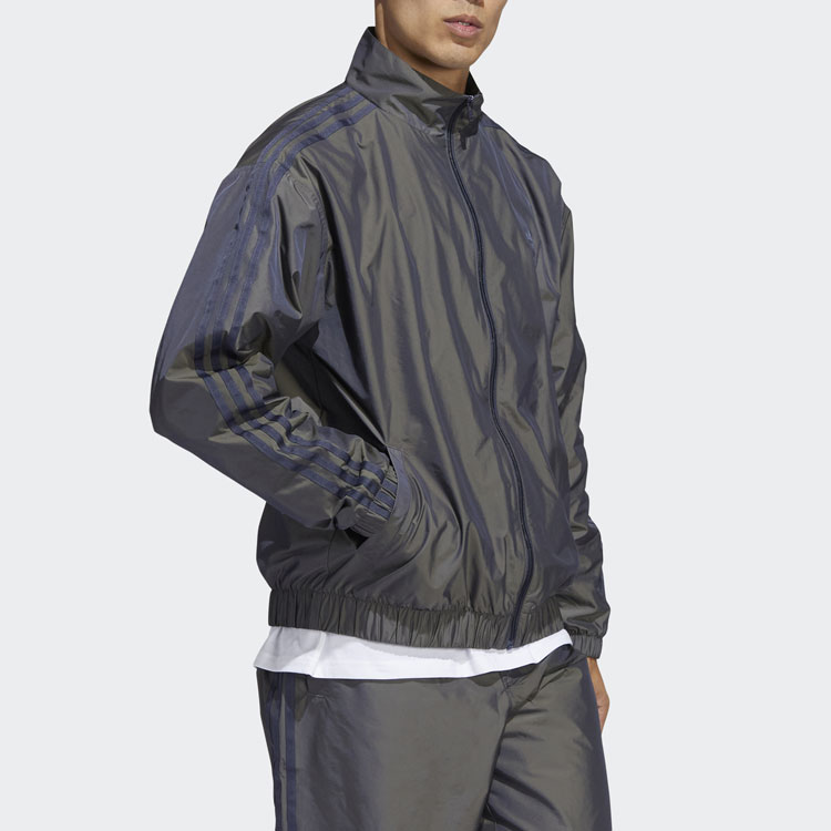 adidas Originals Skateboarding Firebird Jacket Dark Grey Navy Unisex Casual. HC2189 圖 8