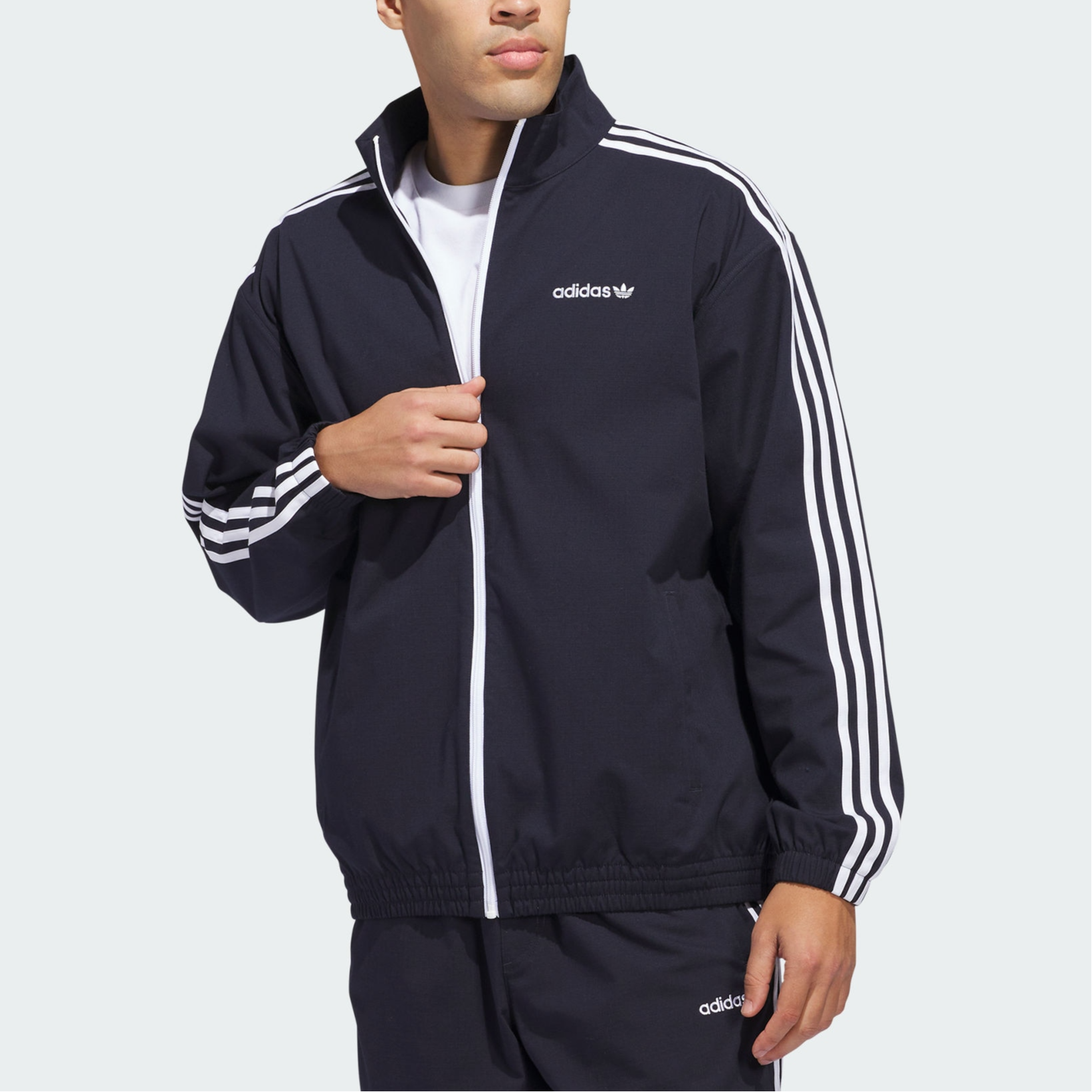 adidas Originals Skateboarding Firebird Track Jacket Navy Unisex Retro Style IY1631 圖 5