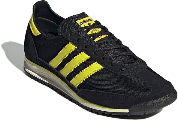 阿迪达斯三叶草 SL 72 '黑黄' FX6672 Lookbook 阿迪达斯三叶草 SL 72 '黑黄' FX6672