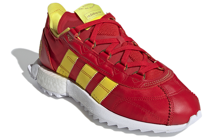 Lookbook adidas originals SL 7600 輕便緩震防滑 低筒運動鞋 紅黃