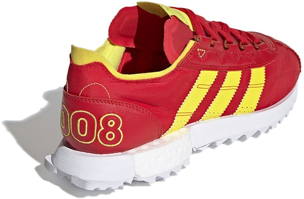 adidas originals SL 7600 輕便緩震防滑 低筒運動鞋 紅黃 Shop adidas originals SL 7600 輕便緩震防滑 低筒運動鞋 紅黃