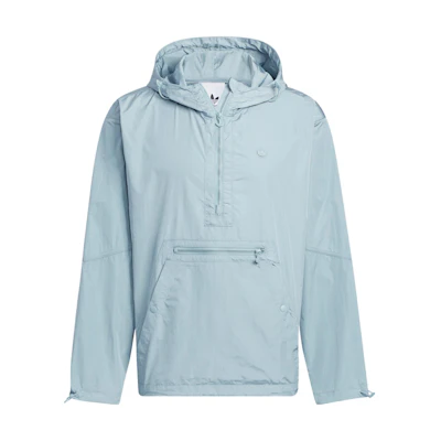 adidas Originals Solid Color Hooded Sun Protection Jacket Light Gray HM8045