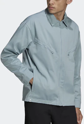 아디다스 오리지널스 솔리드 컬러 폴로 칼라 재킷 라이트 그레이 HC4539 Purchase 아디다스 오리지널스 솔리드 컬러 폴로 칼라 재킷 라이트 그레이 HC4539