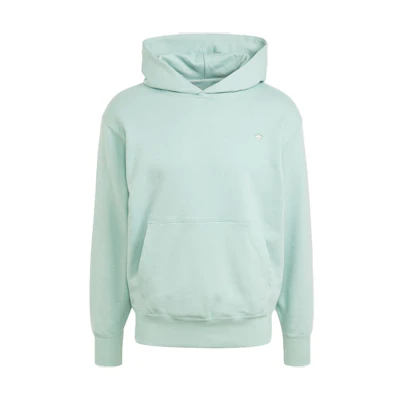 adidas Originals Solid Color Pullover Hoodie Light Green GN3382