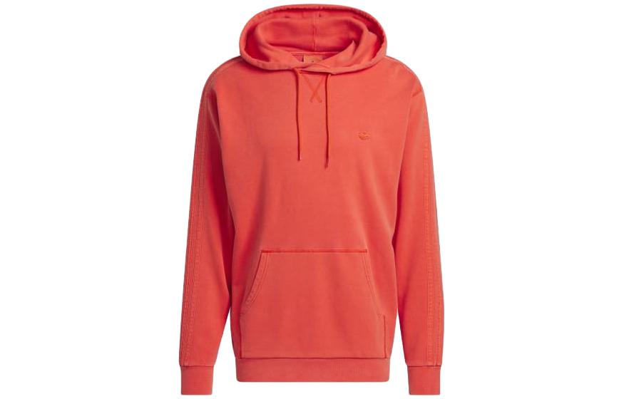 adidas Originals Solid Color Red Hoodie for Men HS3032