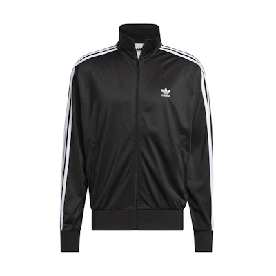 adidas Originals Solid Color Stripe Track Jacket Black IJ7058