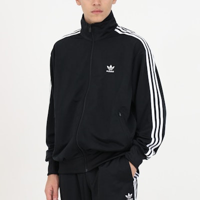 adidas Originals Solid Color Stripe Track Jacket Black IJ7058 Details for adidas Originals Solid Color Stripe Track Jacket Black IJ7058