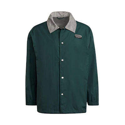 adidas Originals Solid Color Windbreaker Jacket Green Casualwear H11465