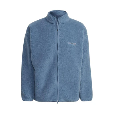 adidas Originals Solid Color Zipped Track Jacket - Blue HK2770