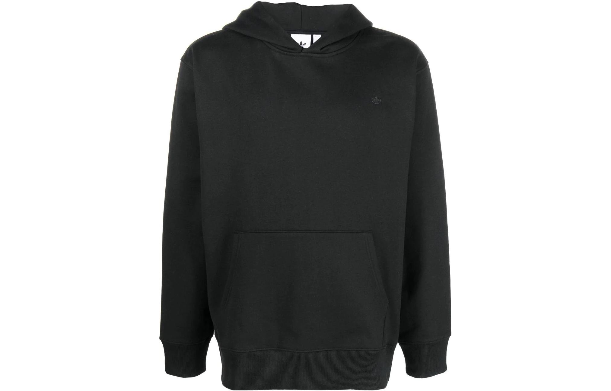 adidas Originals Solid Logo Hoodie Black HK0314