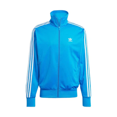 adidas Originals Solid Zip-Up Striped Track Jacket - Blue IJ7059