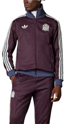 adidas Originals Spain Beckenbauer Track Top Retro Jacket Dark Maroon Stripes. IU2136 Purchase adidas Originals Spain Beckenbauer Track Top Retro Jacket Dark Maroon Stripes. IU2136