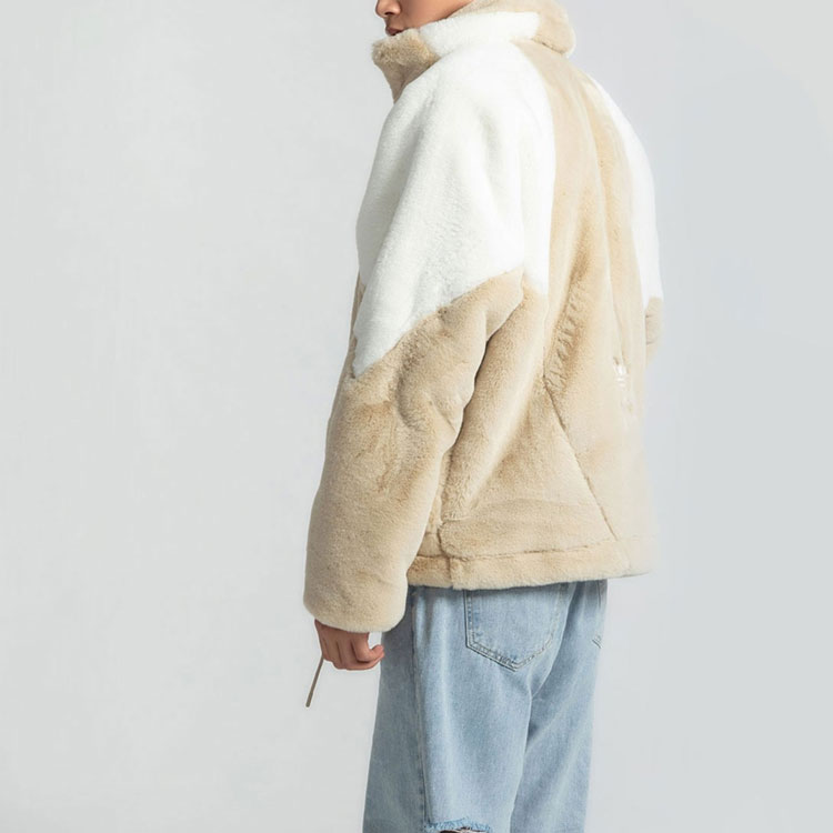 Adidas Originals Speed Fur Faux Fur Lined Jacket Brown Unisex Winter HF0702 圖 5