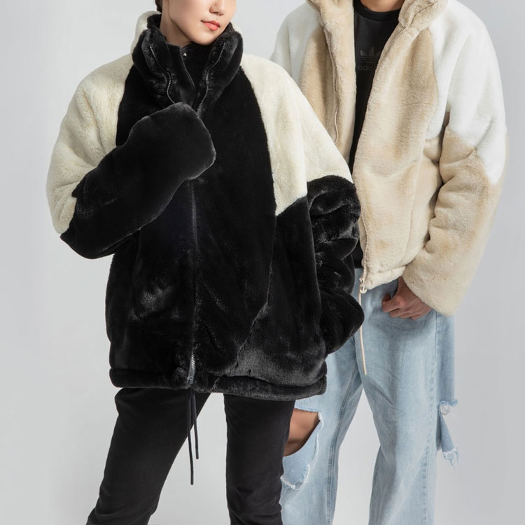 Adidas Originals Speed Fur Faux Fur Lined Jacket Brown Unisex Winter HF0702 圖 7