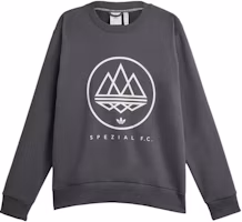 Order adidas Originals SPEZIAL FW24 黑色標誌經典圓領長袖男士運動衫 JE6091