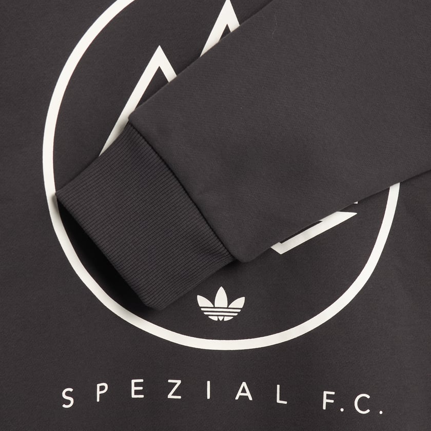Details for Sweatshirt Pria adidas Originals SPEZIAL FW24 Utility Black Logo Crewneck JE6091