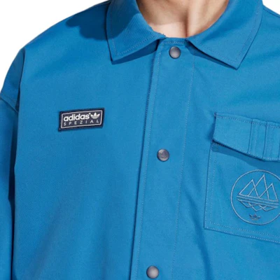 adidas Originals SPEZIAL SS24 藍色工裝多口袋長袖襯衫外套 IT4262 Details for adidas Originals SPEZIAL SS24 藍色工裝多口袋長袖襯衫外套 IT4262