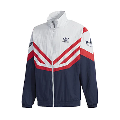 Adidas Originals Sportive Windbreaker Colorblock Jacket Navy EJ0947
