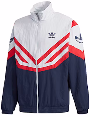 Adidas Originals Sportive Windbreaker Colorblock Jacket Navy EJ0947 Order Adidas Originals Sportive Windbreaker Colorblock Jacket Navy EJ0947