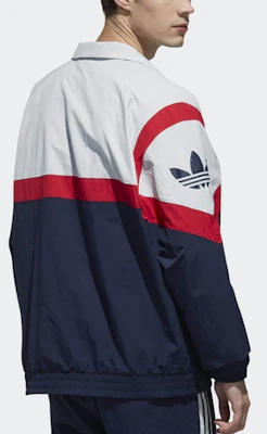 Adidas Originals Sportive Windbreaker Colorblock Jacket Navy EJ0947 Purchase Adidas Originals Sportive Windbreaker Colorblock Jacket Navy EJ0947