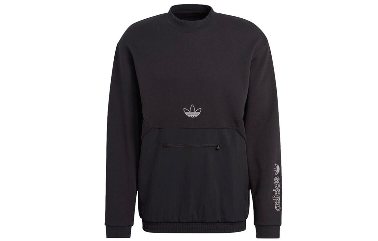 adidas Originals Sprt Arc Crew Neck Sweatshirt Black Casualwear GN2464