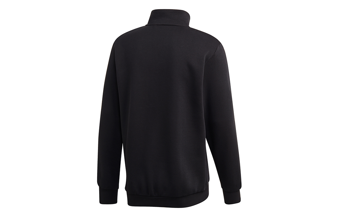 Lookbook adidas Originals Sprt Icon 黑色四分拉鍊抓絨運動衫 GD5821