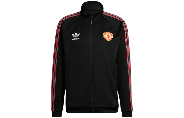 adidas Originals SS22 Manchester United Retro Track Jacket Black  HP0454