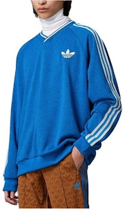 阿迪达斯 Originals SS23 复古70s Adicolor蓝色男士套头卫衣. IP6989 Purchase 阿迪达斯 Originals SS23 复古70s Adicolor蓝色男士套头卫衣. IP6989