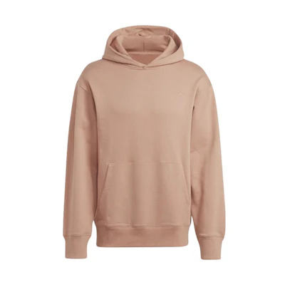 adidas Originals SS23 Logo Embroidered Brown Pullover Hoodie HA9296