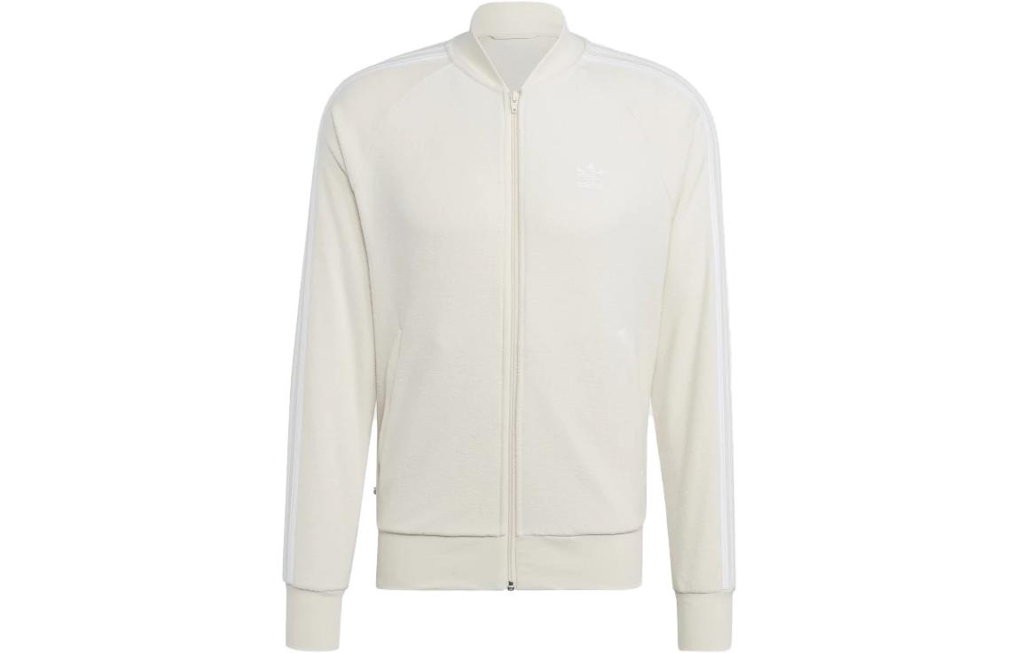 adidas Originals SS23 White Solid Color Sports Jacket IB7729 圖 2