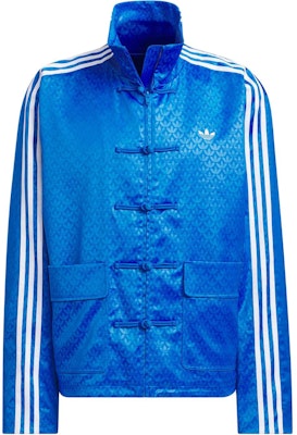 adidas Originals SS24 復古條紋立領外套 藍色 男女款 JC9263 Buy adidas Originals SS24 復古條紋立領外套 藍色 男女款 JC9263