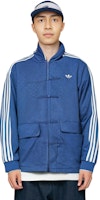 adidas Originals SS24 復古條紋立領外套 藍色 男女款 JC9263 Purchase adidas Originals SS24 復古條紋立領外套 藍色 男女款 JC9263