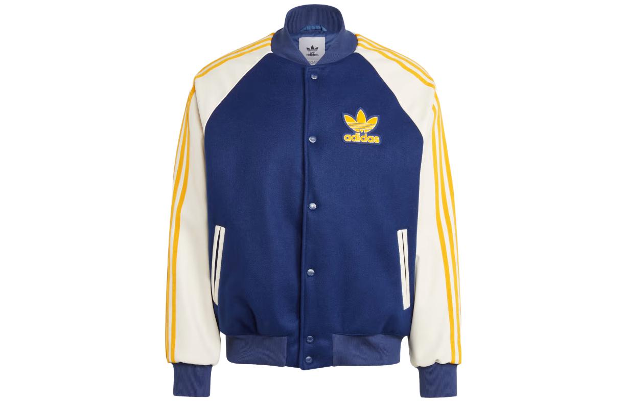 adidas Originals SST Bomber Jacket  Blue Three-Stripes Loose Fit. IL2574